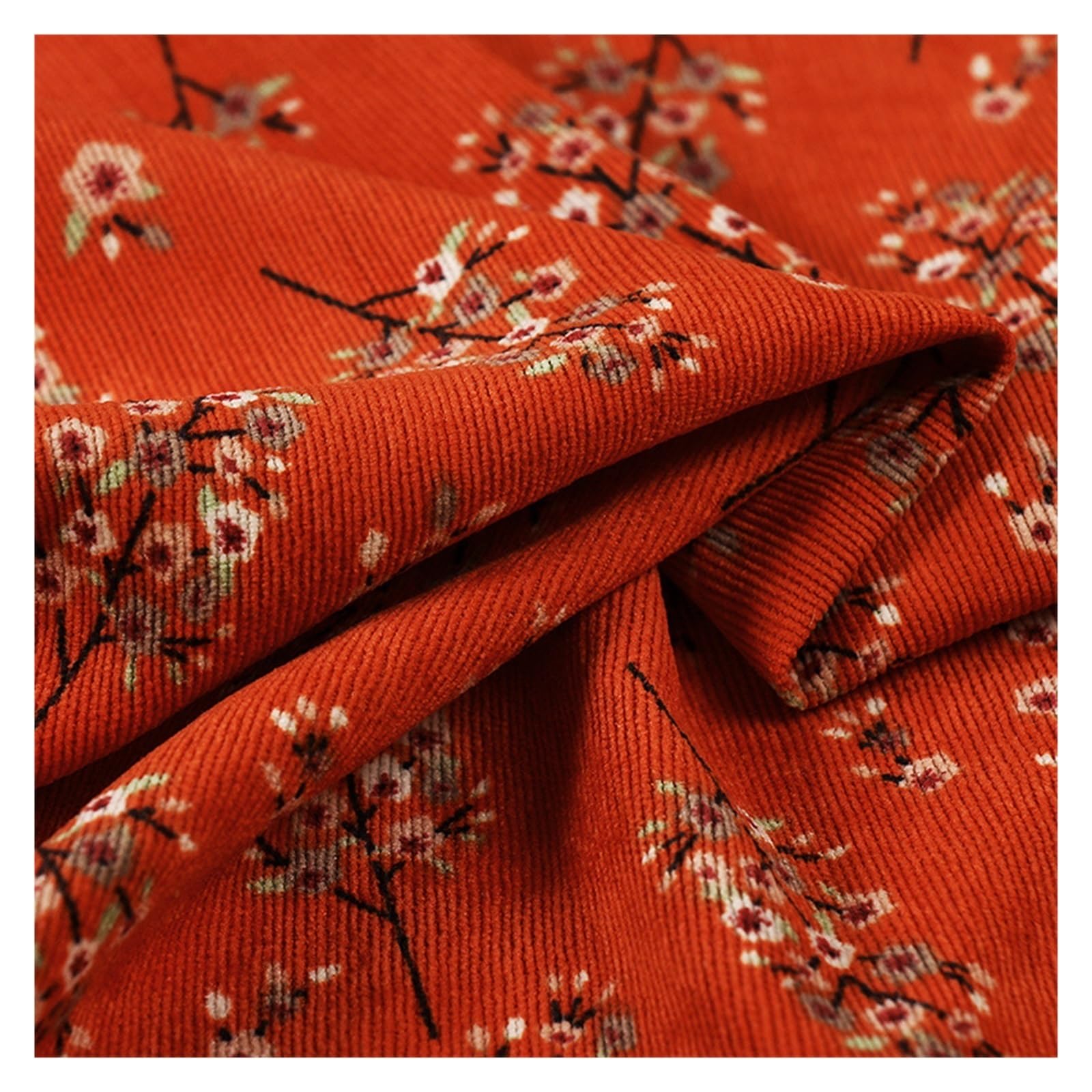 Amazon.com: HDNSAUD Embroidered Cotton Fabric 100 * 150CM Corduroy